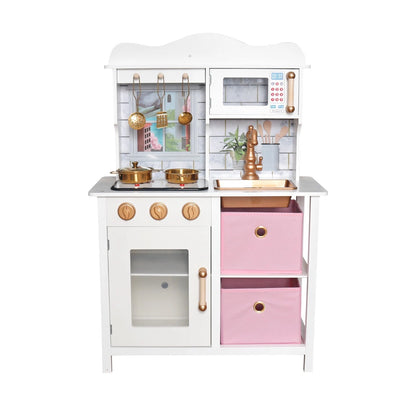 Aeroflux© Kids Premium Wooden Kitchen Play Set