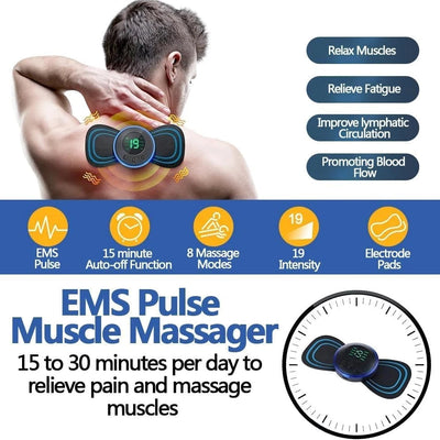 Aeroflux Wireless TENS Machine – Customisable Pain Relief with 8 Modes and 19 Intensity Levels