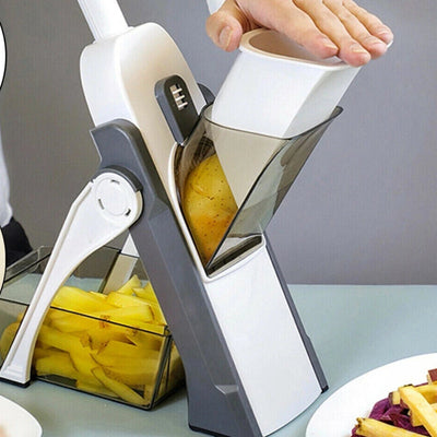 Aeroflux Multi-Purpose Safe Mandoline Vegetable Slicer – Adjustable Chopper Tool for Effortless Precision