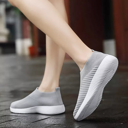 Aeroflux© Women’s Orthopedic Slip-On Trainers: Ultimate Comfort & Support