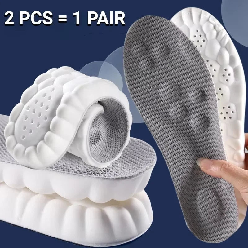 Aeroflux Ultra-Soft Support Insoles – Shock-Absorbing, Breathable, and Ergonomic for All-Day Comfort