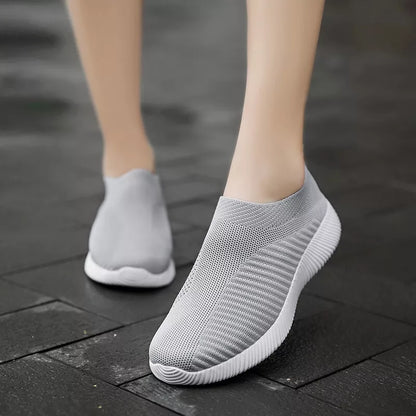 Aeroflux© Women’s Orthopedic Slip-On Trainers: Ultimate Comfort & Support