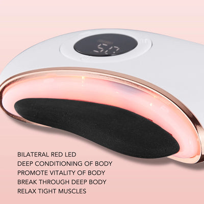 Aeroflux Heated Gua Sha Facial Tool – 9 Vibration & Heating Levels | Face Sculpting Massager