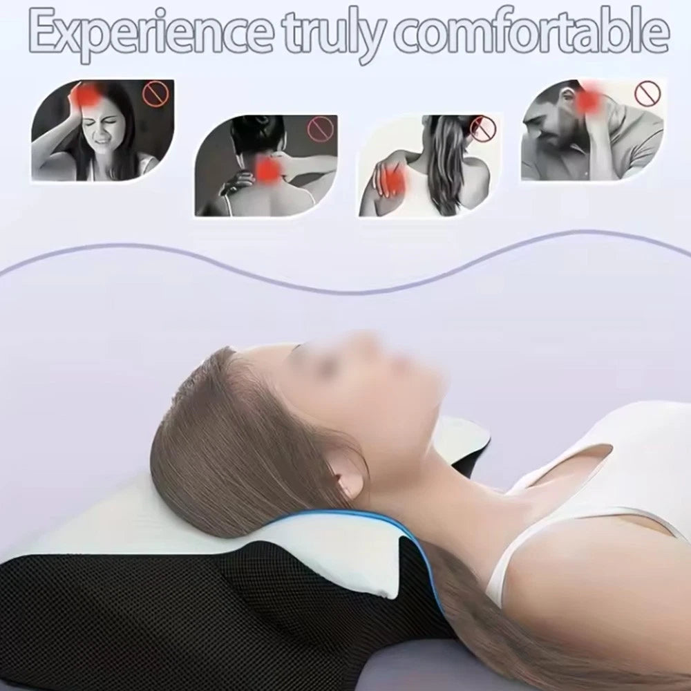 Aeroflux Ergonomic Memory Foam Pillow – Cervical, Neck and Shoulder Orthopedic Support