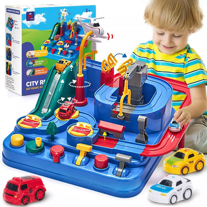 Aeroflux© Adventure Car Race Track – Educational Toy for Kids