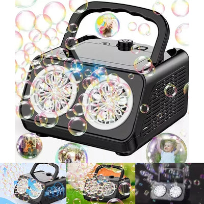 Automatic LED Bubble Machine – 20000 Bubbles Per Minute for Outdoor Fun
