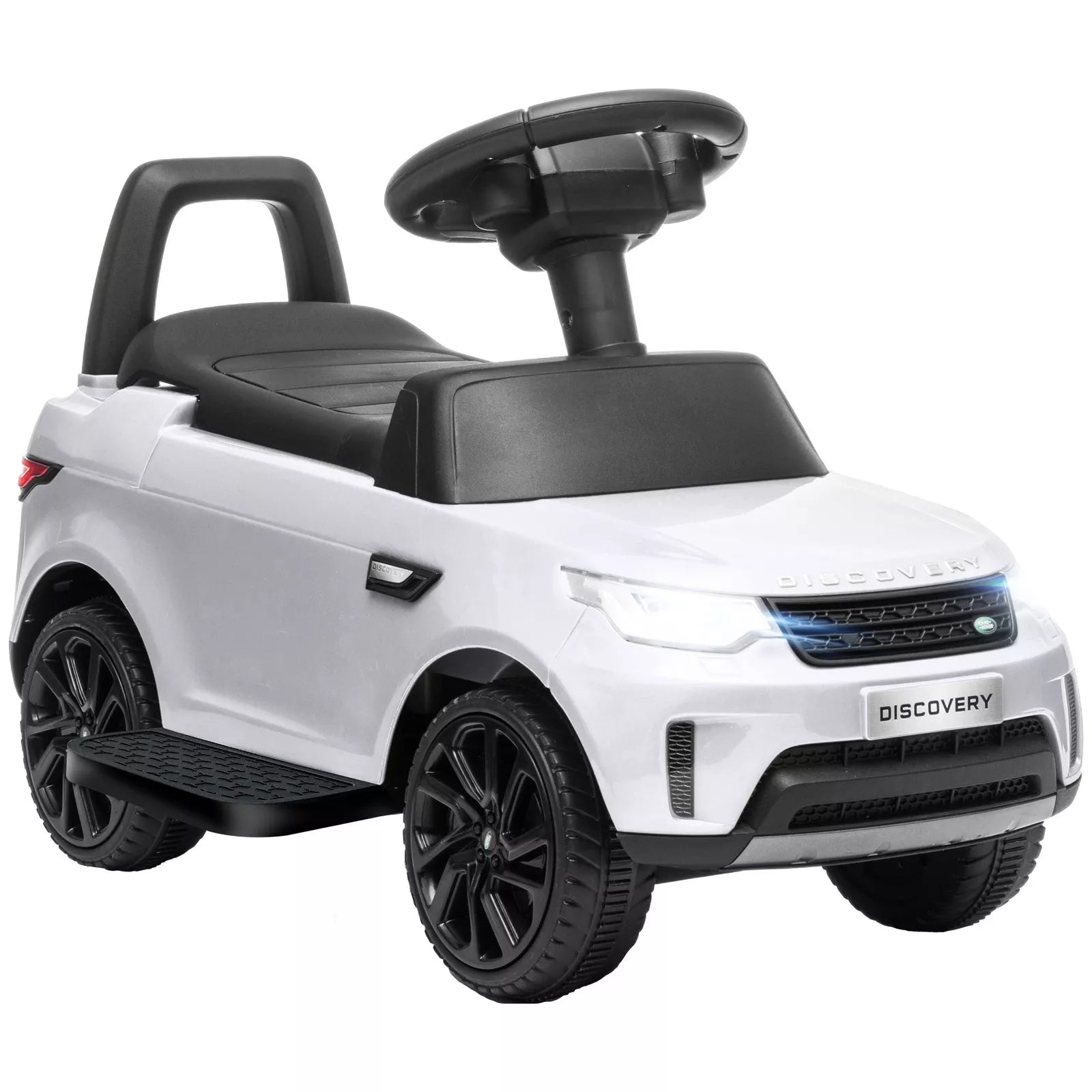 Aeroflux© Land Rover 2-in-1 Licensed Kids Ride-On Car – Electric + Sliding Function