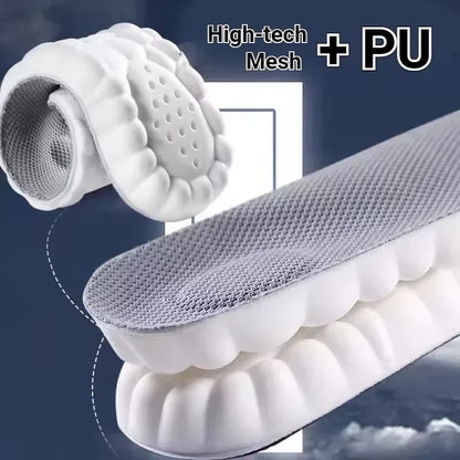Aeroflux Ultra-Soft Support Insoles – Shock-Absorbing, Breathable, and Ergonomic for All-Day Comfort