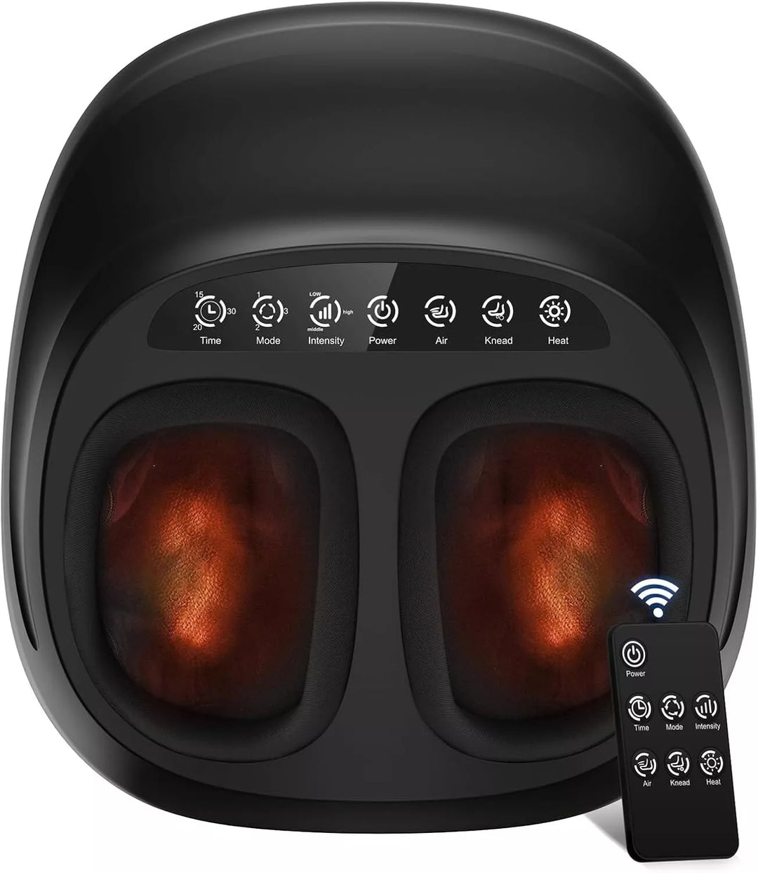 snailax vibration foot massager Snailax Vibration Foot Massager with Heat,Remote Control,Adjustable  Vibration Speed Electric Massager Machine for Circulation, main image 0