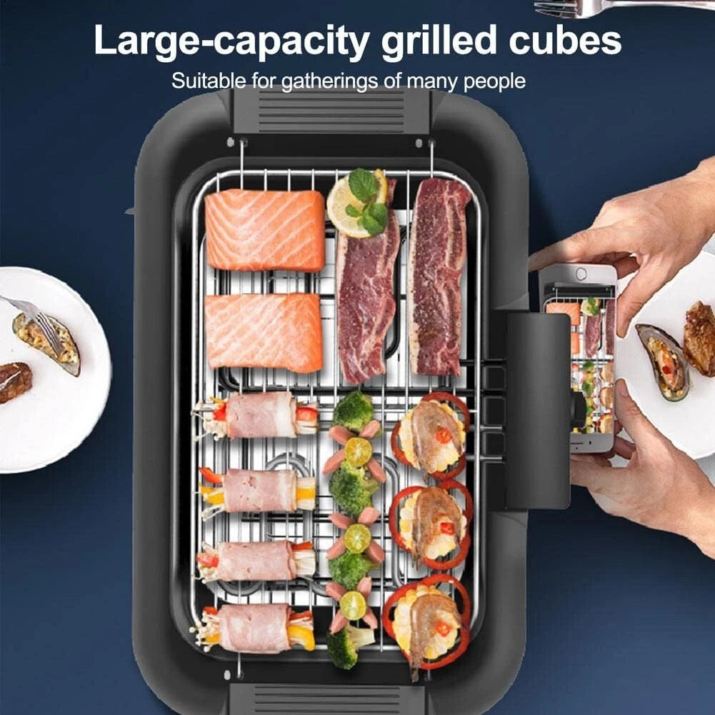 Aeroflux Smokeless Electric BBQ Grill – Indoor and Outdoor Barbecue Convenience