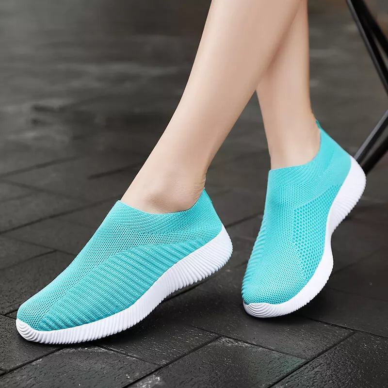 Aeroflux© Women’s Orthopedic Slip-On Trainers: Ultimate Comfort & Support
