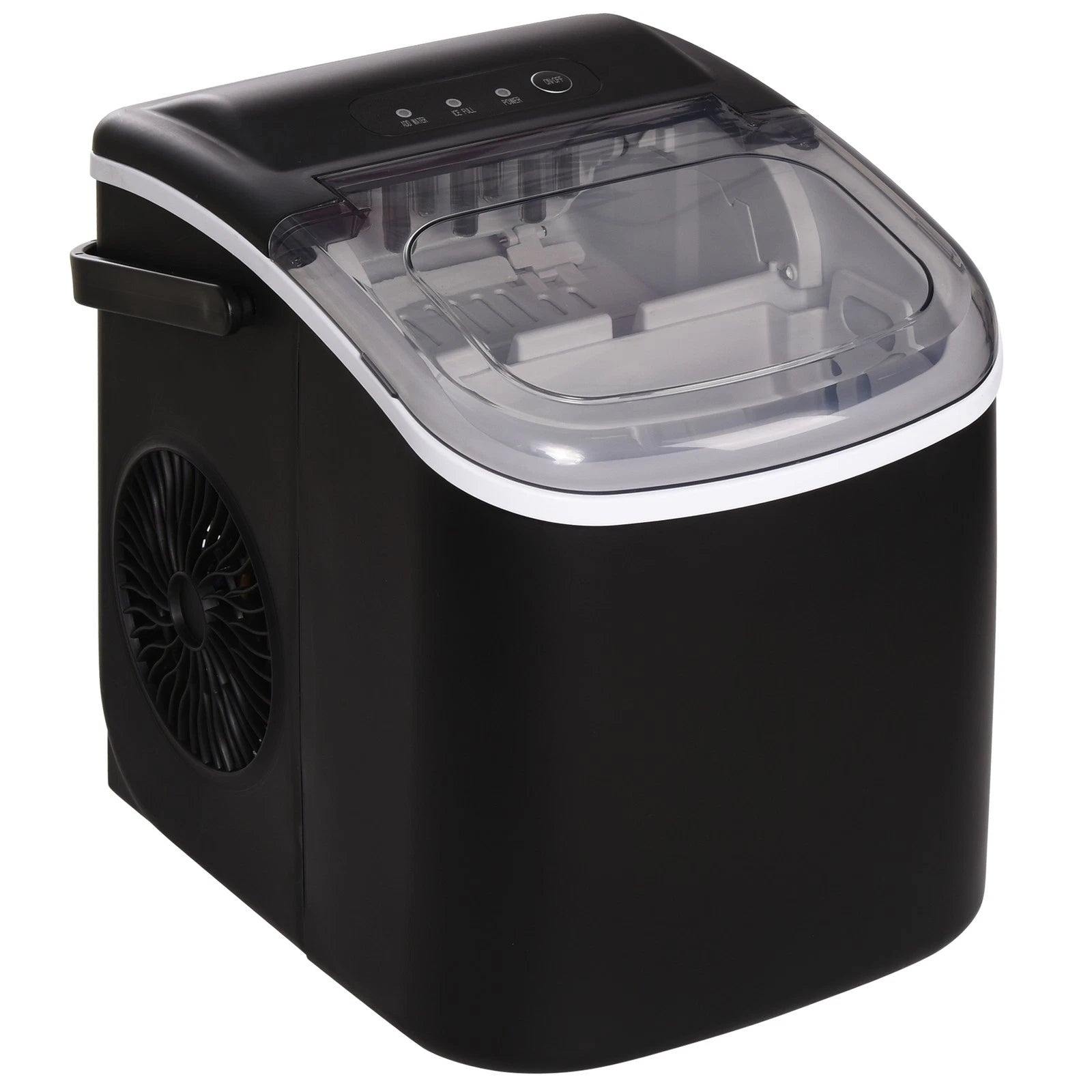 Aeroflux Countertop Ice Maker – 12kg Daily Output, Fast Ice in 6-12 Minutes