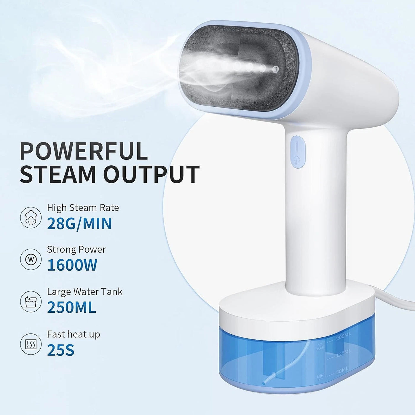 Aeroflux Handheld Garment Steamer – Portable Wrinkle Remover & Travel Steaming Solution