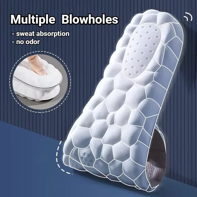 Aeroflux Ultra-Soft Support Insoles – Shock-Absorbing, Breathable, and Ergonomic for All-Day Comfort