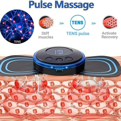 Aeroflux Wireless TENS Machine – Customisable Pain Relief with 8 Modes and 19 Intensity Levels