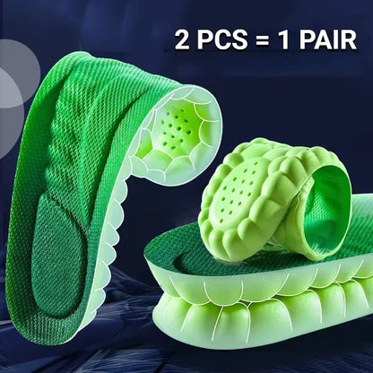 Aeroflux Ultra-Soft Support Insoles – Shock-Absorbing, Breathable, and Ergonomic for All-Day Comfort
