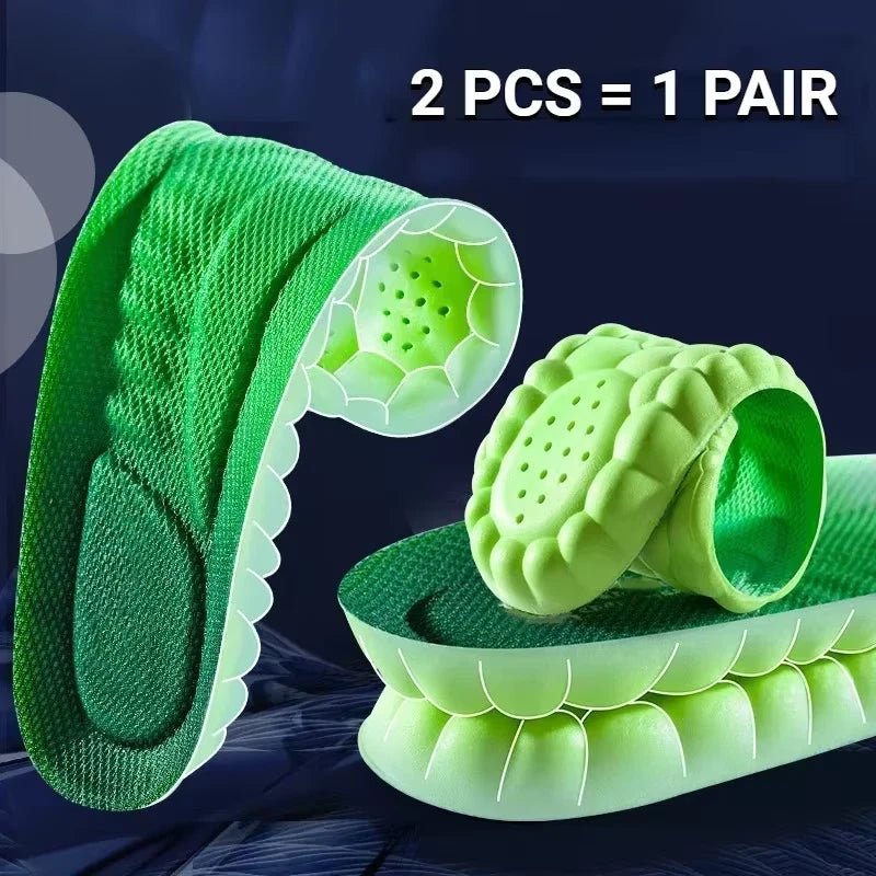 Aeroflux Ultra-Soft Support Insoles – Shock-Absorbing, Breathable, and Ergonomic for All-Day Comfort
