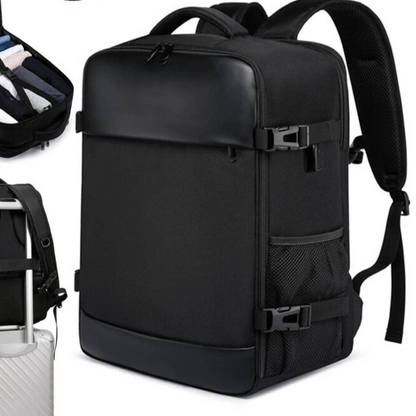 Aeroflux Cabin Backpack – Underseat Travel Bag | Carry-On Hand Luggage with USB Port & Laptop Compartment