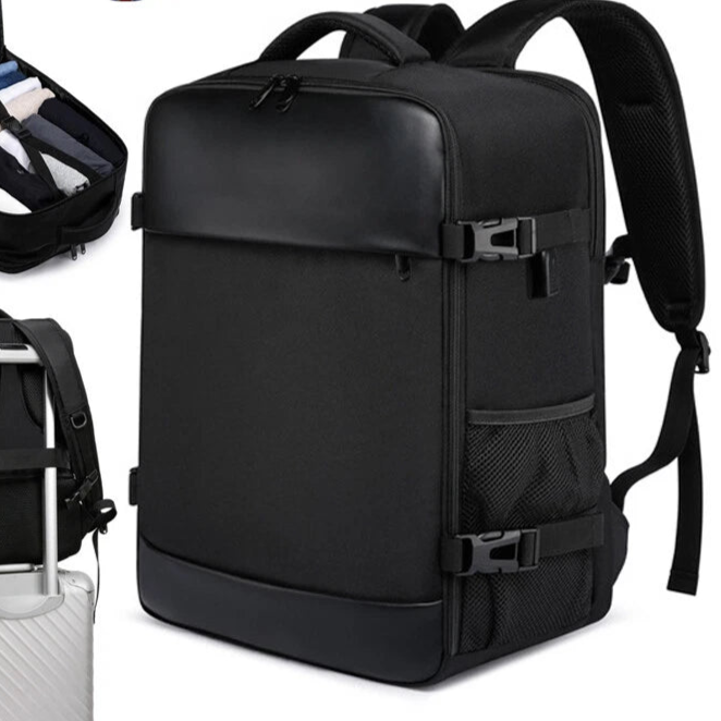 Aeroflux Cabin Backpack – Underseat Travel Bag | Carry-On Hand Luggage with USB Port & Laptop Compartment