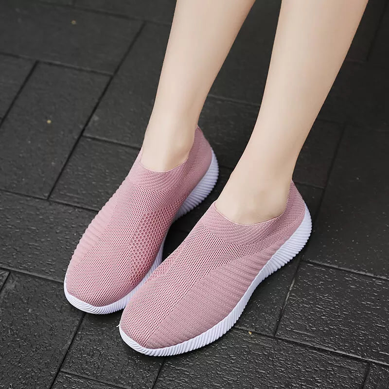 Aeroflux© Women’s Orthopedic Slip-On Trainers: Ultimate Comfort & Support