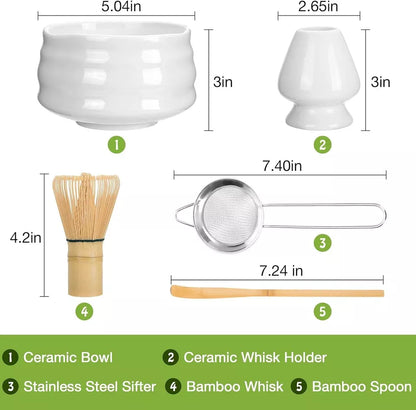 Aeroflux® Matcha Whisk Set – Traditional Japanese Matcha Kit