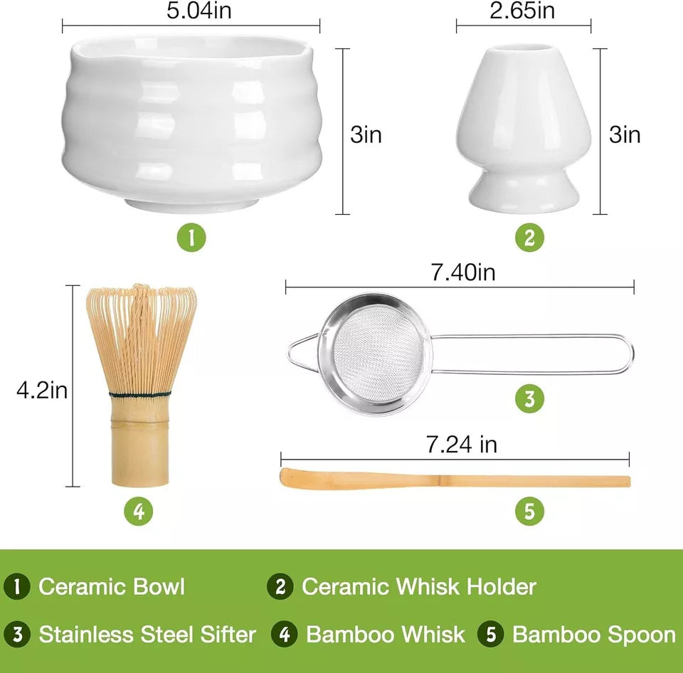 Aeroflux® Matcha Whisk Set – Traditional Japanese Matcha Kit