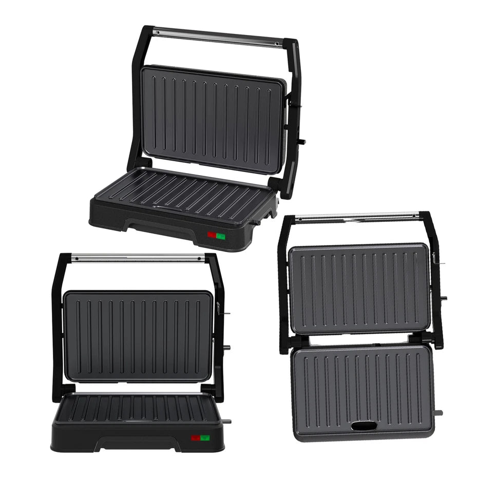 Aeroflux Health Press & Grill Pro – Non-Stick Toastie Maker and 180° Tabletop Grill