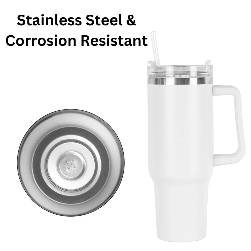 Aeroflux 40oz Stainless Steel Tumbler with Straw Lid