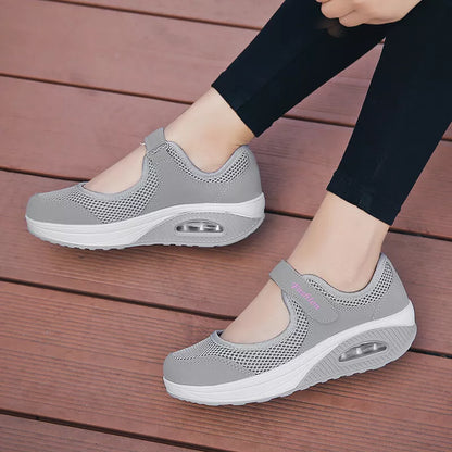 Aeroflux® Women's Slip-On Orthopedic Trainers – Comfy & Stylish Air Cushion Shoes