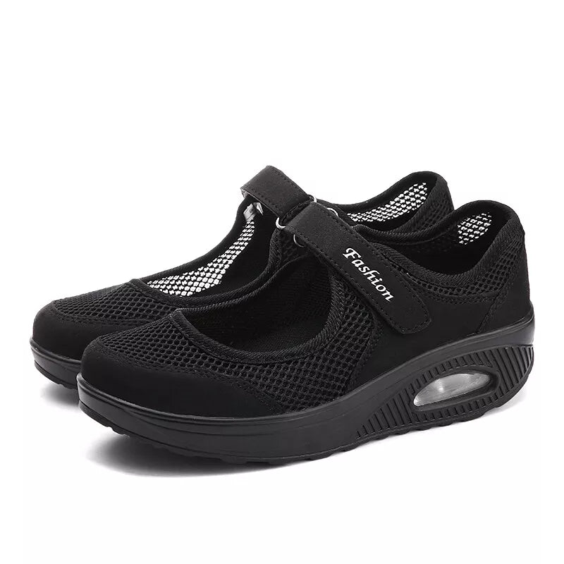 Aeroflux® Women's Slip-On Orthopedic Trainers – Comfy & Stylish Air Cushion Shoes