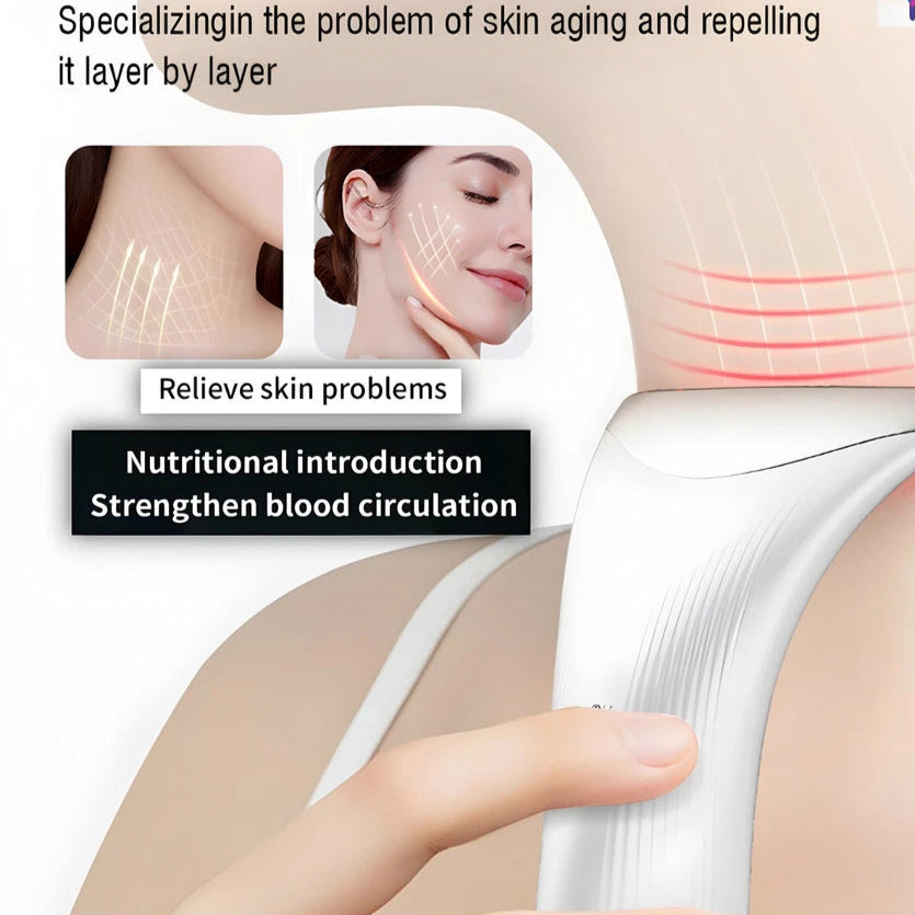 Aeroflux LED Face & Neck Massager – Anti-Aging, Skin Tightening & Rejuvenation Device