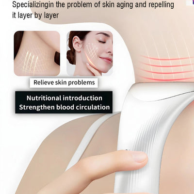 Aeroflux LED Face & Neck Massager – Anti-Aging, Skin Tightening & Rejuvenation Device