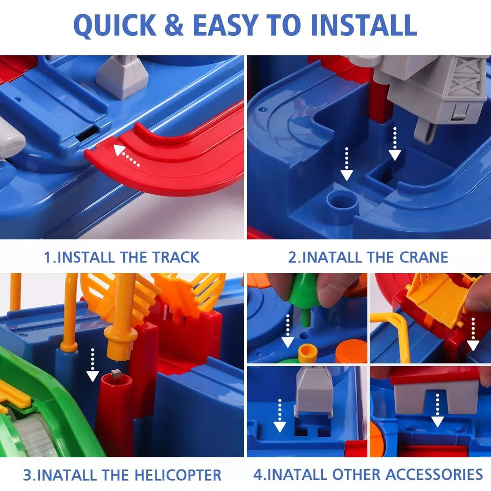 Aeroflux© Adventure Car Race Track – Educational Toy for Kids