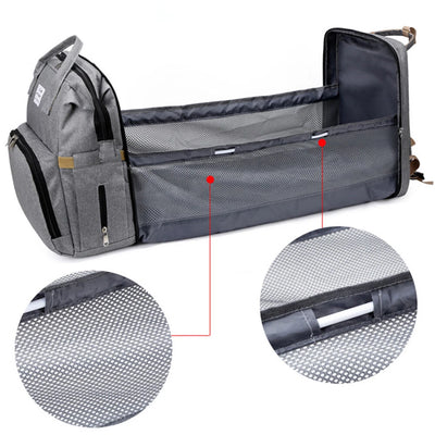 Aeroflux© UltraCare Nappy Backpack + Portable Changing Mat