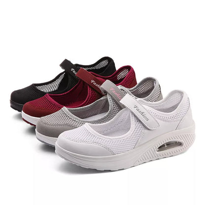 Aeroflux® Women's Slip-On Orthopedic Trainers – Comfy & Stylish Air Cushion Shoes