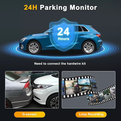 Aeroflux 1080P WiFi Dash Cam with Night Vision & SD Card