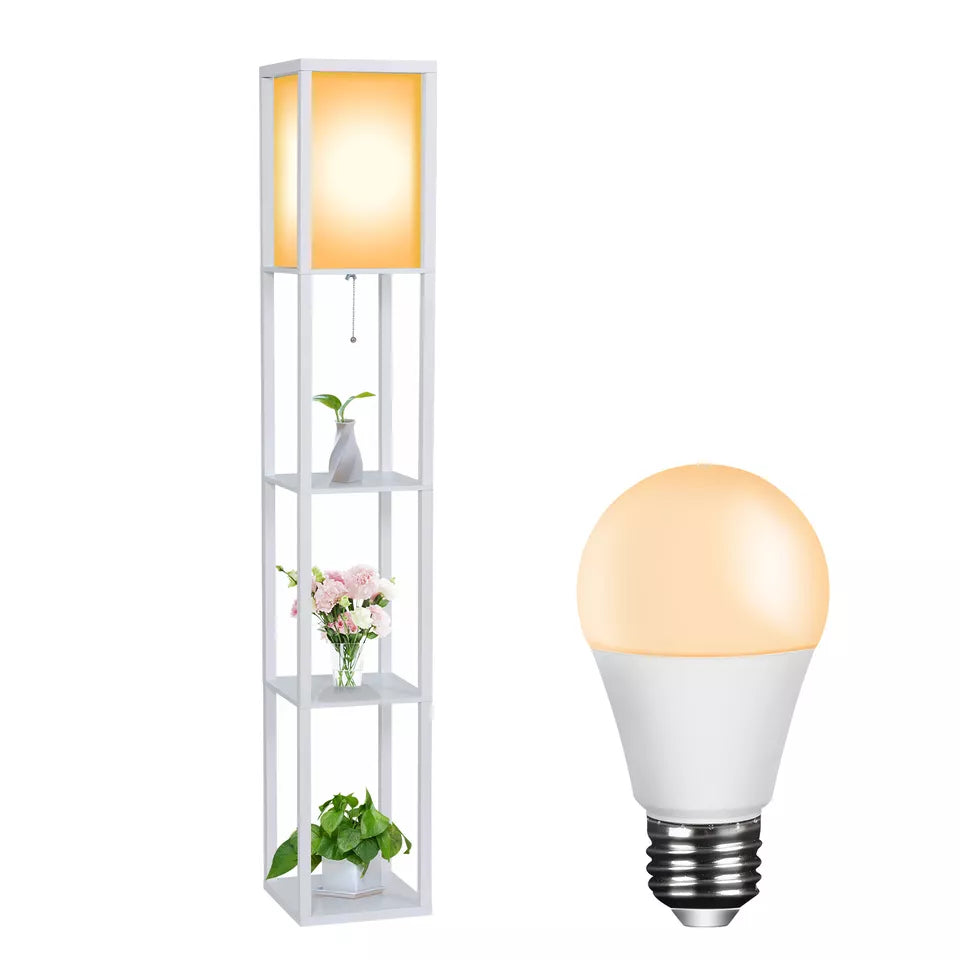 Aeroflux® Floor Lamp with Shelves – Modern Lighting with Smart Storage