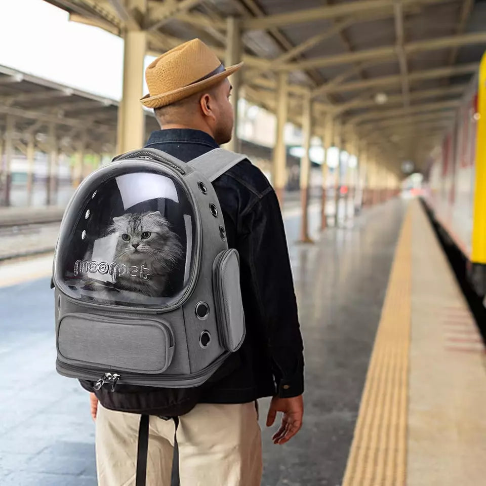 Aeroflux Voyager Bubble Cat Backpack – Breathe Easy, Travel Freely