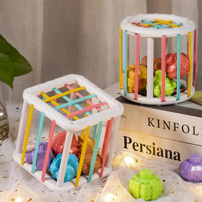 Aeroflux Baby Sensory Shape Sorter Cube: Montessori-Inspired Learning & Play