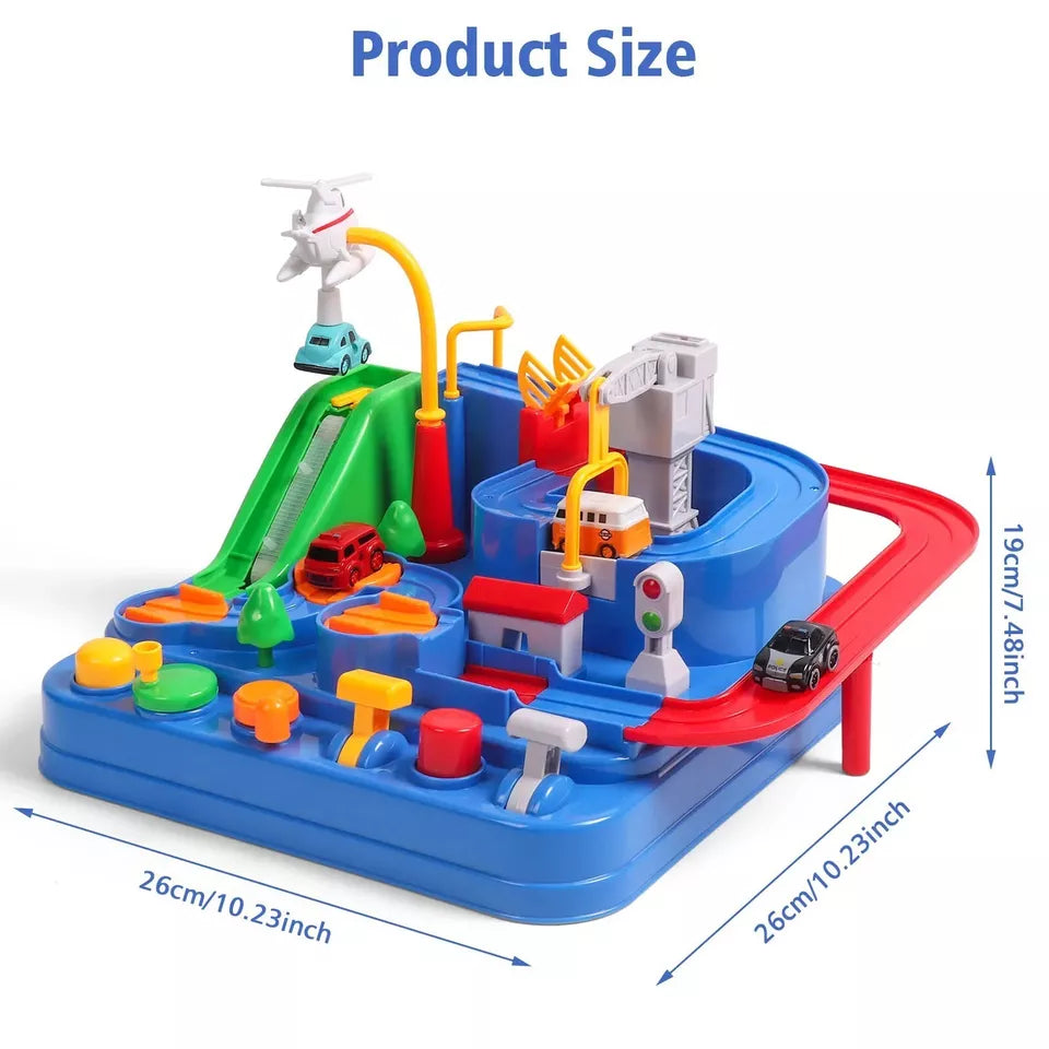 Aeroflux© Adventure Car Race Track – Educational Toy for Kids