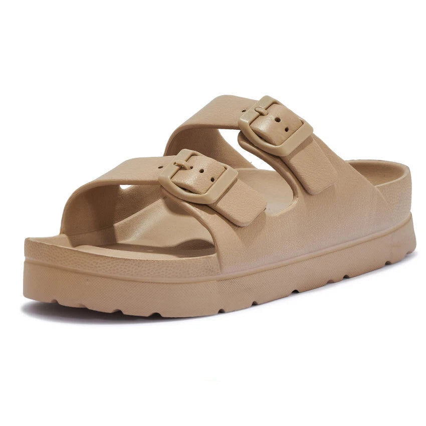 Aeroflux© Women’s EVA Buckle Sliders: Lightweight Comfort Redefined