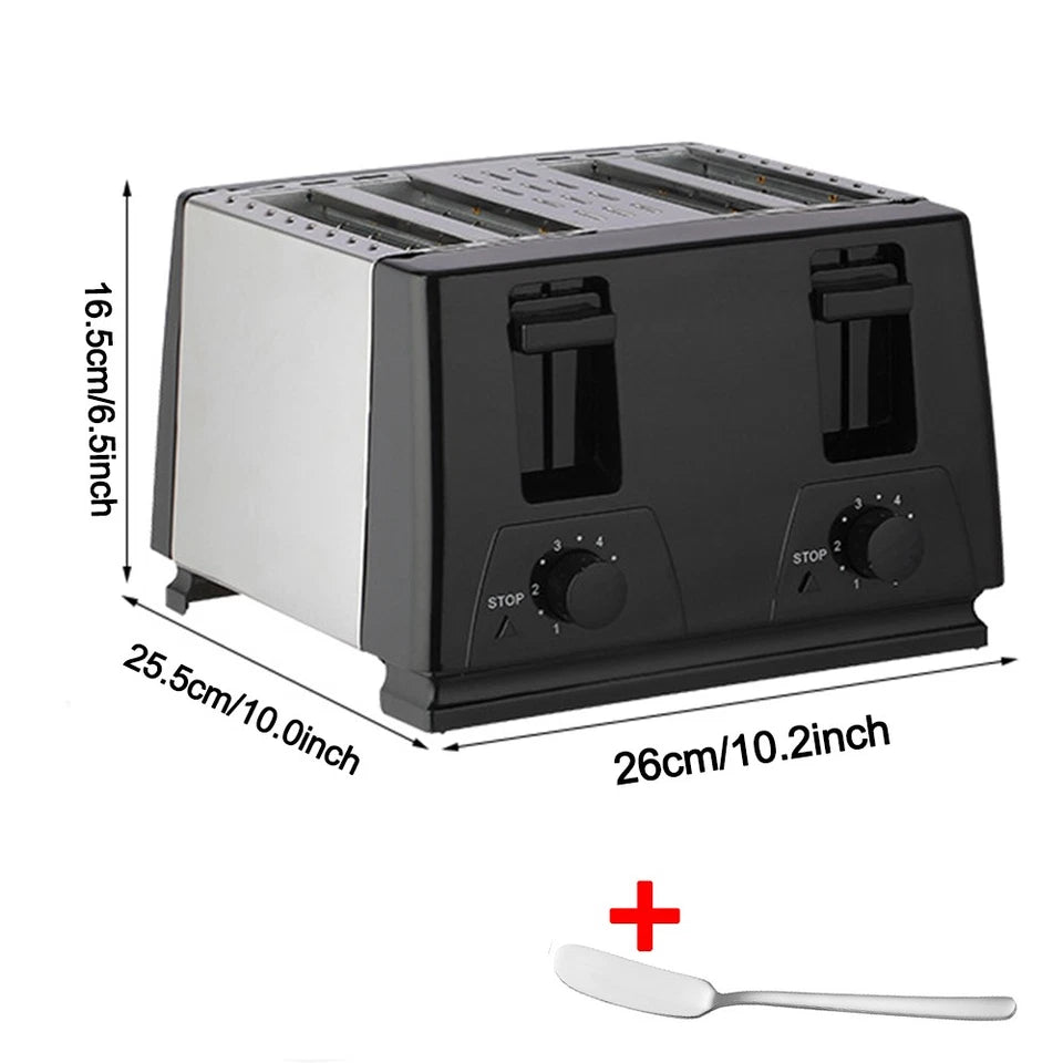 Aeroflux 4-Slice Wide Slot Toaster