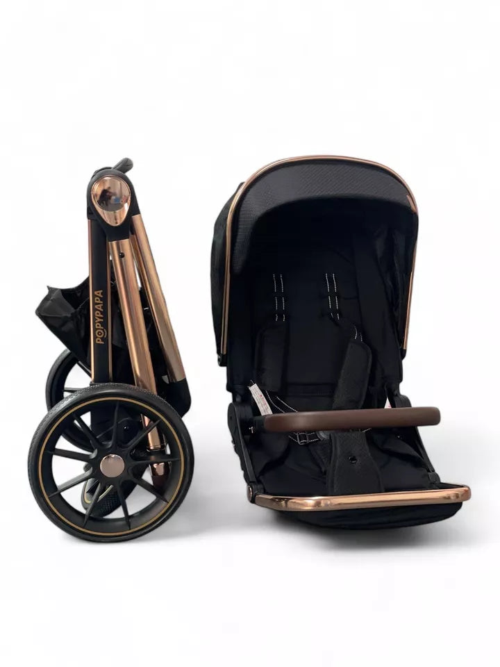 Aeroflux© 3-in-1 Baby Stroller & Travel System: Premium Comfort & Safety