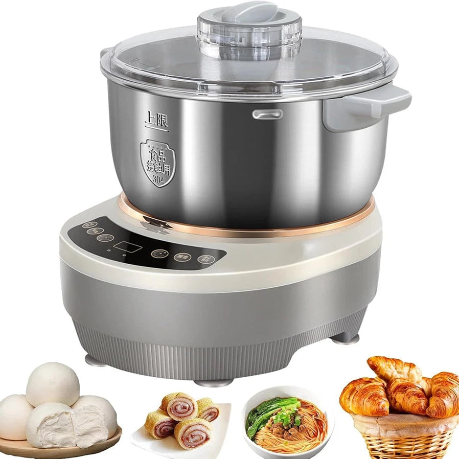 Aeroflux© Electric Dough Mixer: Precision Kneading with Built-In Dough Resting