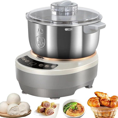 Aeroflux© Electric Dough Mixer: Precision Kneading with Built-In Dough Resting