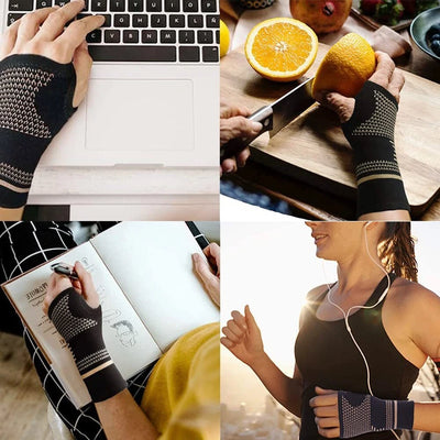 Aeroflux© Copper Wrist Hand Brace: No More Wrist Pain DPD2