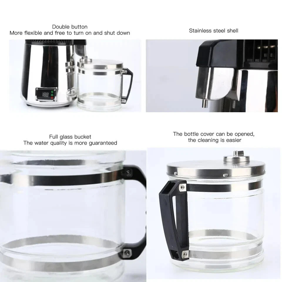 Aeroflux 4L Stainless Steel Water Distiller