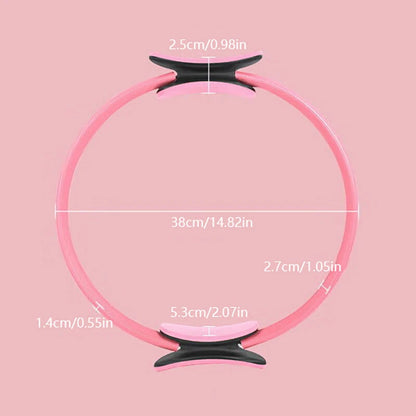 Aeroflux© Dual-Grip Pilates Circle Ring – Core & Full-Body Toning Tool