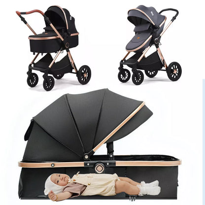 Aeroflux© 3-in-1 Baby Stroller & Travel System: Premium Comfort & Safety