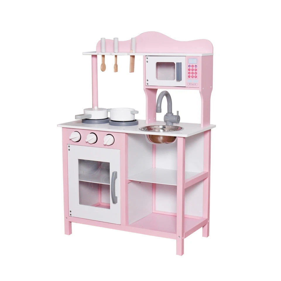 Aeroflux© Kids Premium Wooden Kitchen Play Set